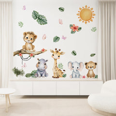 Unonede lion wall decals add bold character to nurseries and playrooms.
