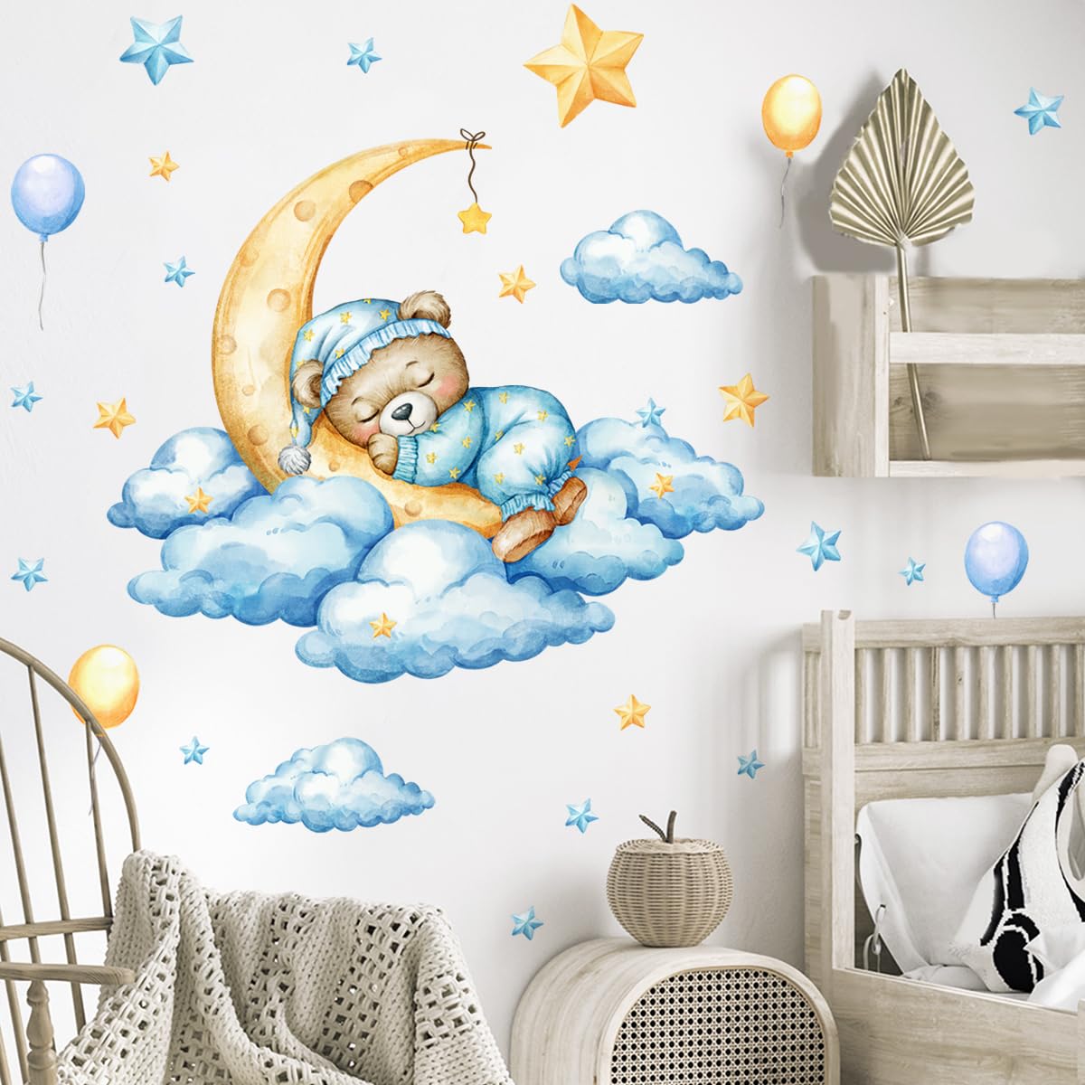 Unonede Bear on Moon design inspires sweet dreams and cozy storytelling