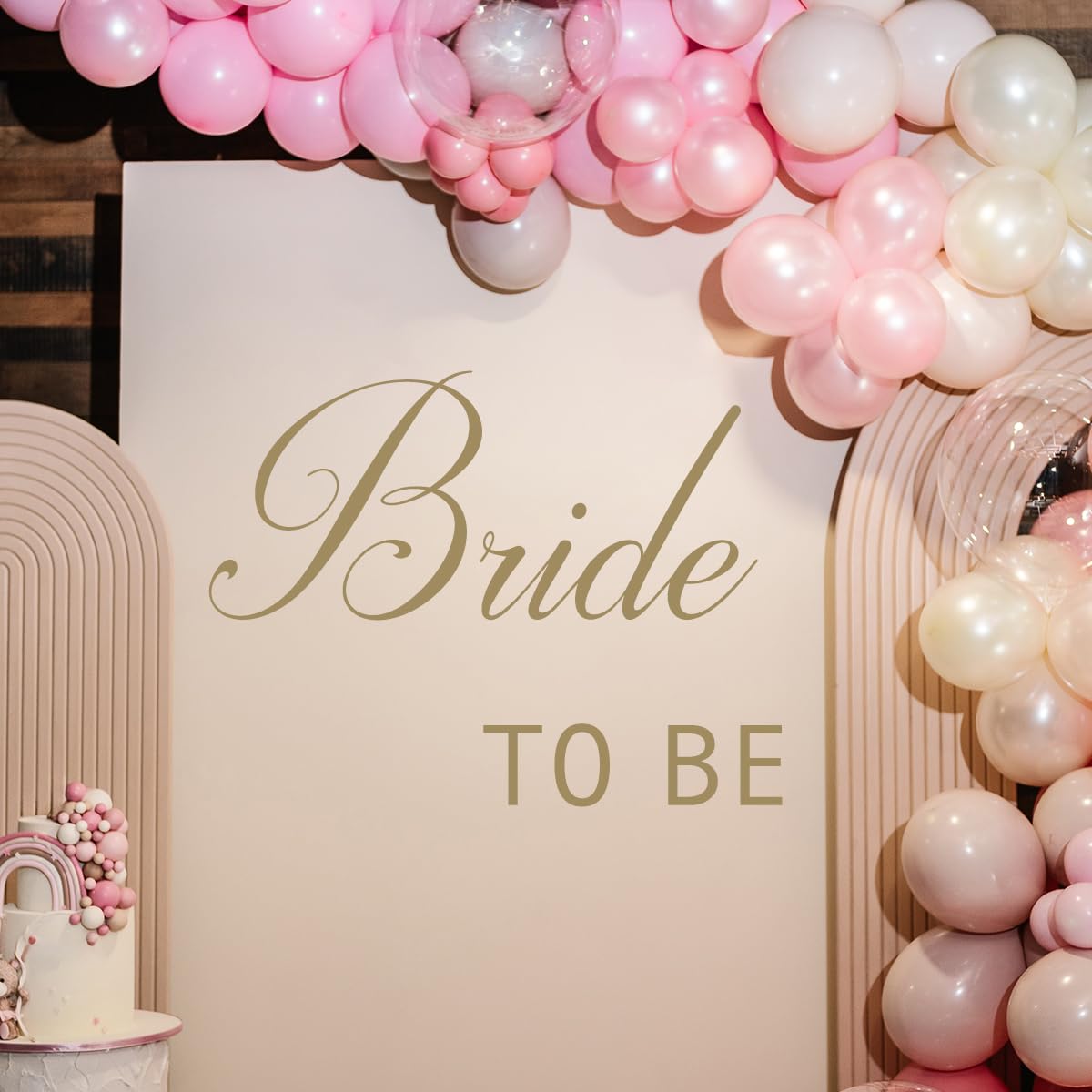 Unonede Bride to Be keepsake decal preserves memories after the event.