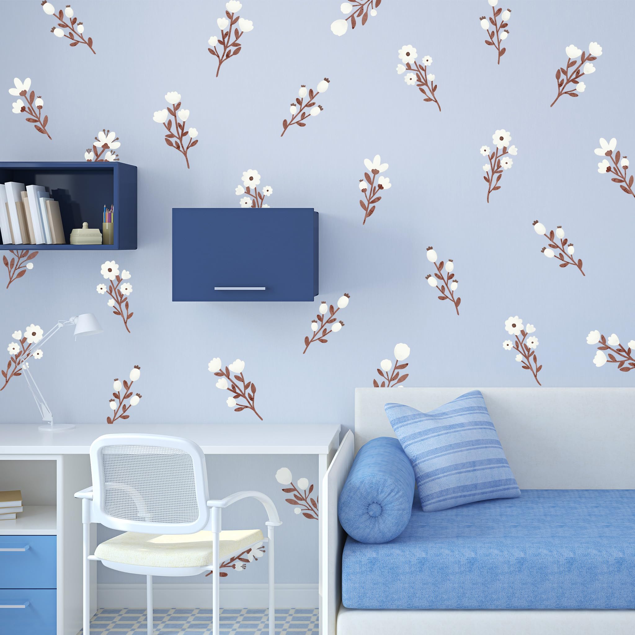 Unonede easy removal leaves no residue for flexible redecoration.