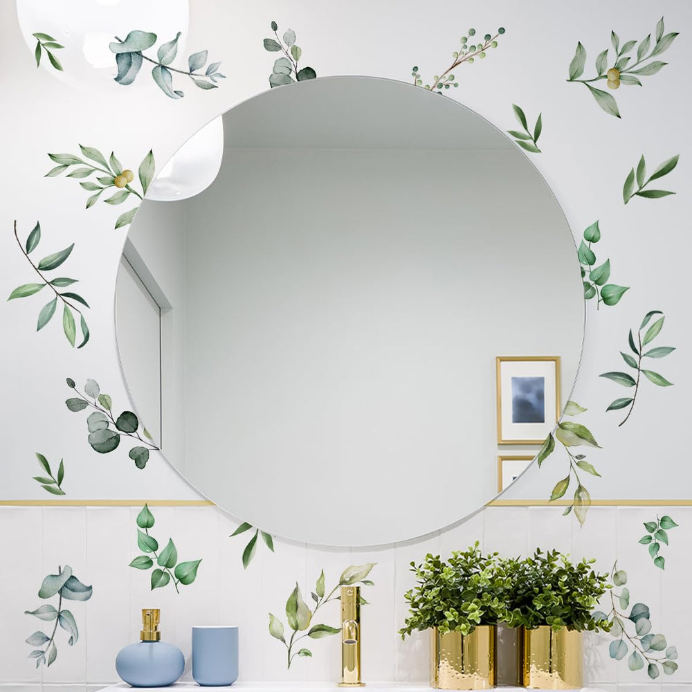 Unonede living room green leaf wall art brings fresh ambiance and easy decor.