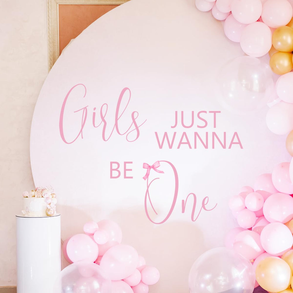 Unonede pastel theme bow backdrop ideal for pink party decor