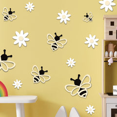 Unonede self-adhesive bees enable nail-free wall decorating