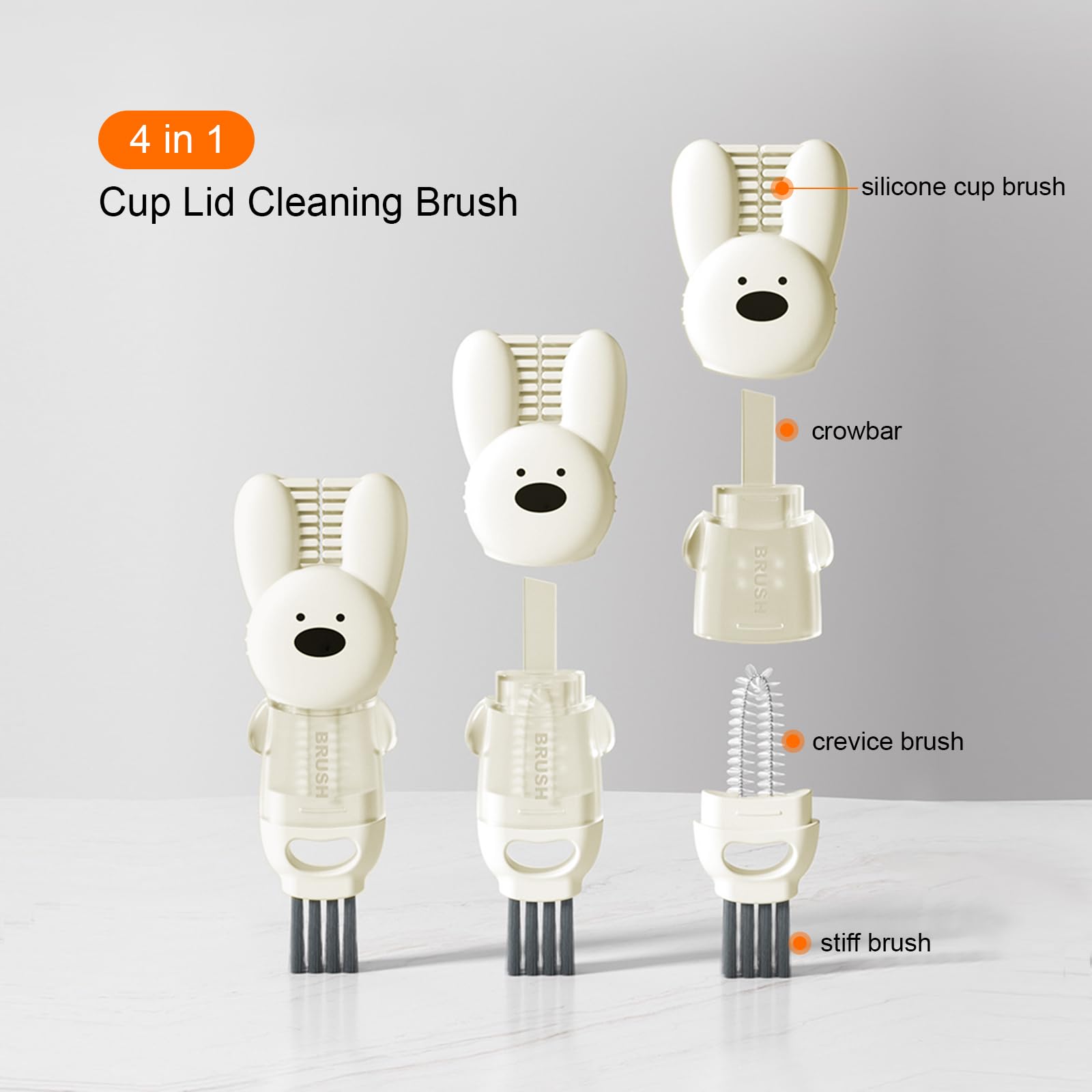 Unngeigei brushes suitable for cups, bottles, and glassware