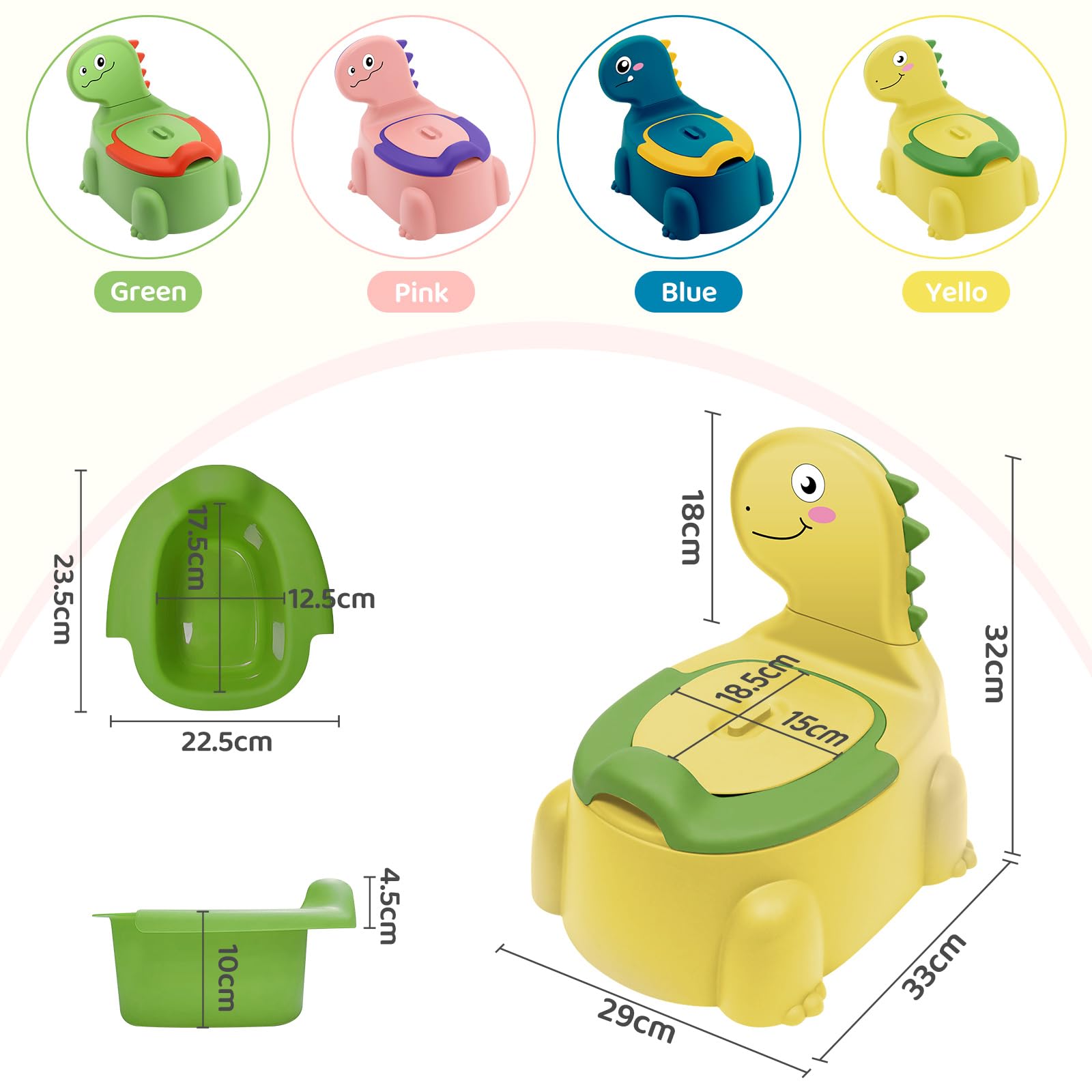 Unseki splashproof-design helps contain mess during training