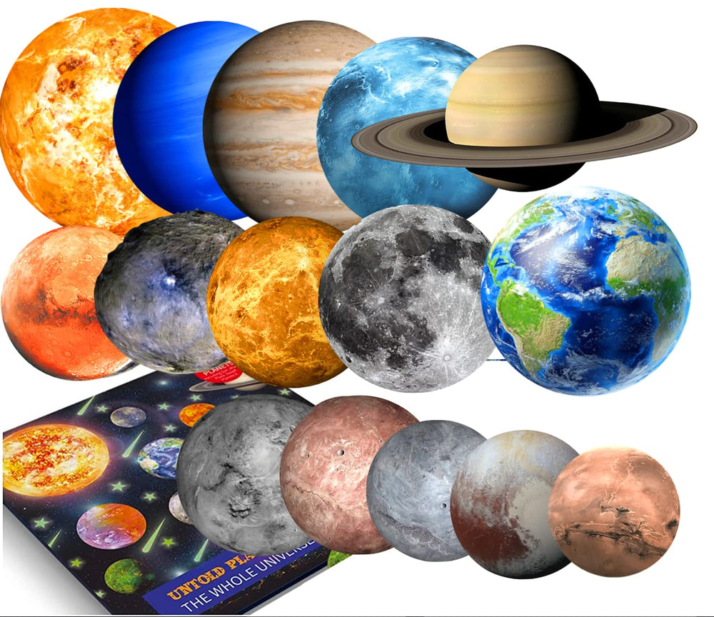 UNTOLD PLANETS glow planets ceiling kit with luminous accents for nighttime wonder