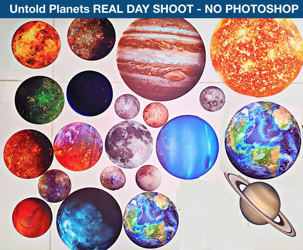 UNTOLD PLANETS wall decals for kids room create immersive celestial decor