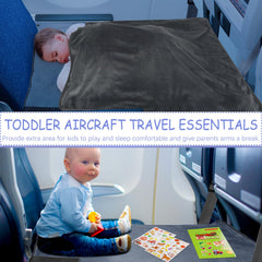 UNTREE dotted-blanket provides warmth and security during flights.