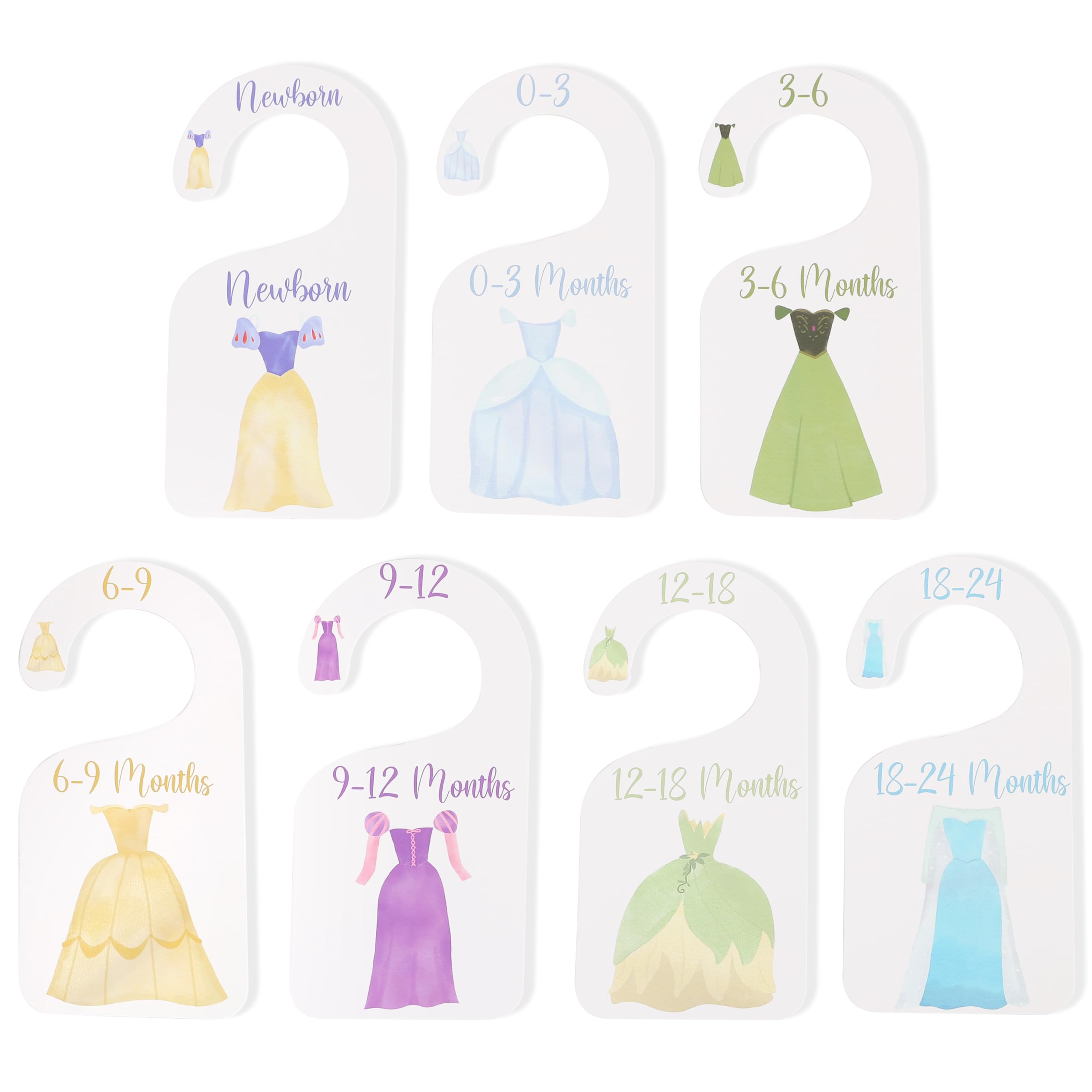 UOAOU princess dividers arrive in gift-ready packaging for baby showers.