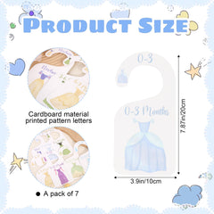 UOAOU Princess dividers with pastel prints brighten a baby girl's nursery.