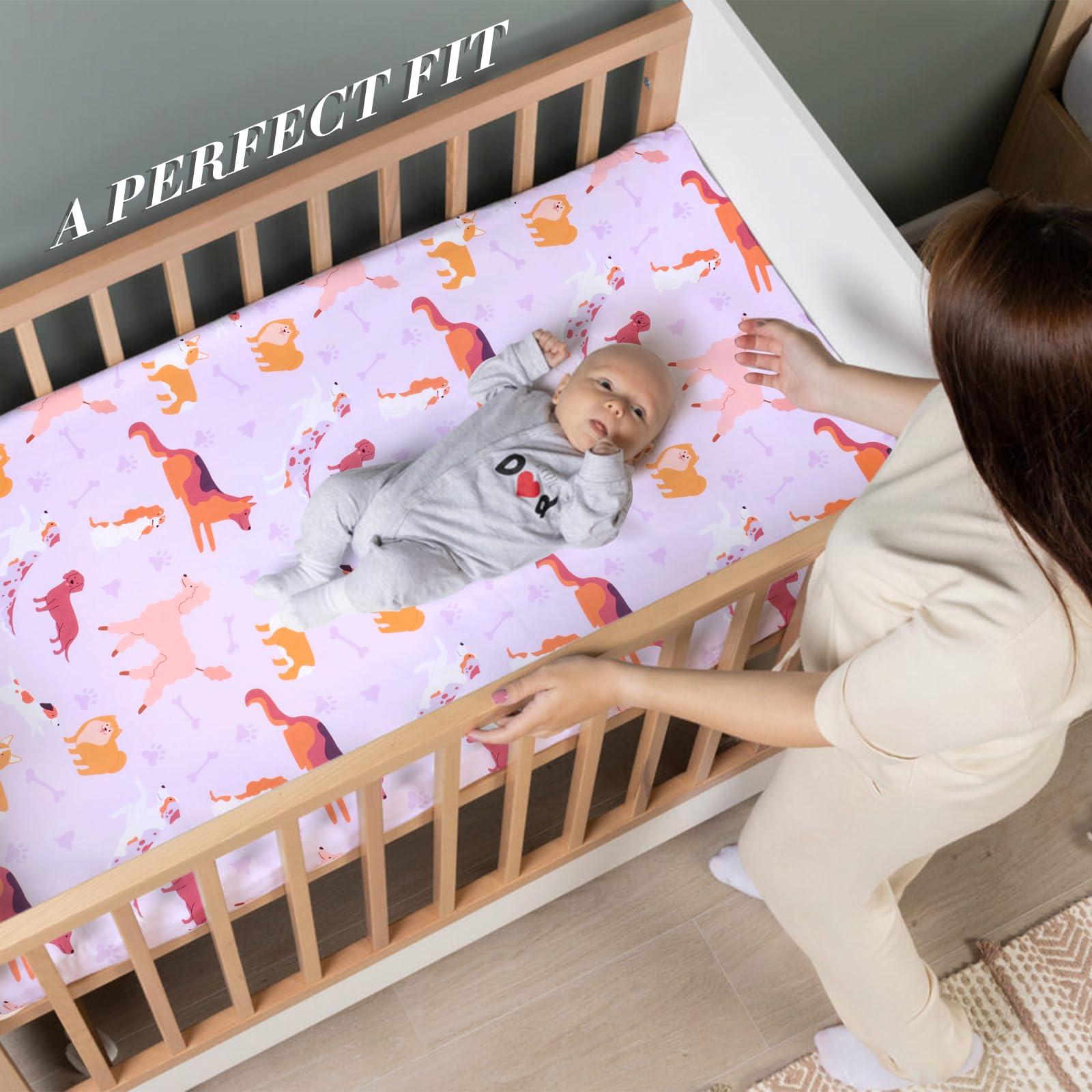 UOMNY 360-degree wrap keeps the sheet snug.