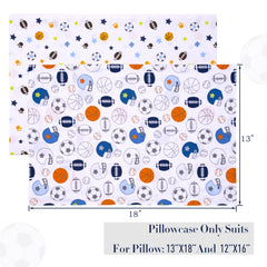 Envelope closure enables easy on/off and quick pillow refresh.