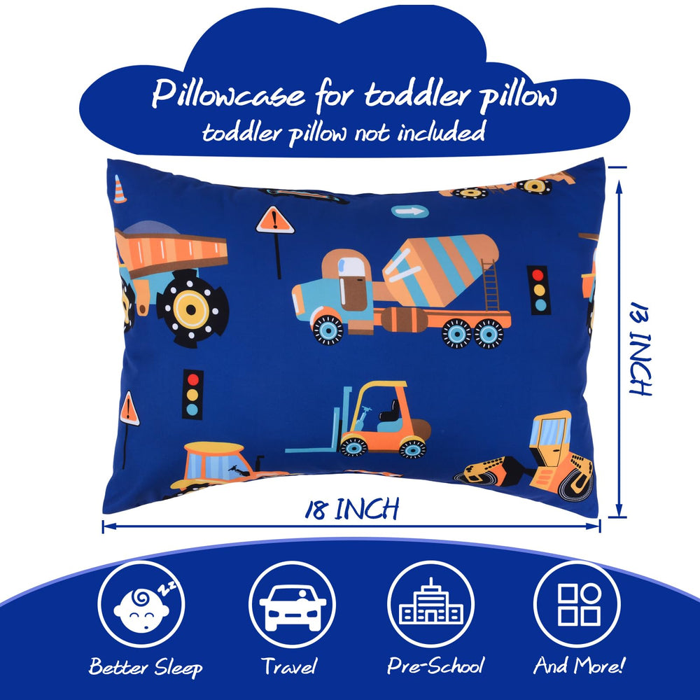 UOMNY envelope-closure toddler pillowcase prevents snagging and protects hair