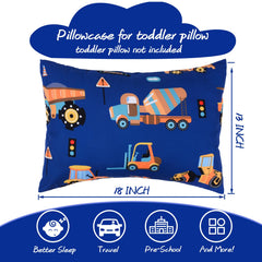 UOMNY envelope-closure toddler pillowcase prevents snagging and protects hair