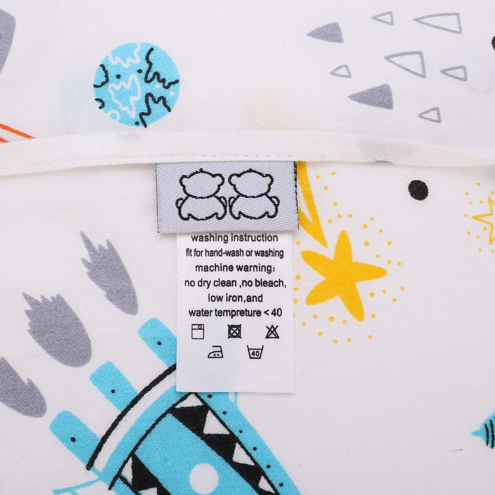 UOMNY kids-bedroom-design pillowcase-shot highlights stylish appeal.