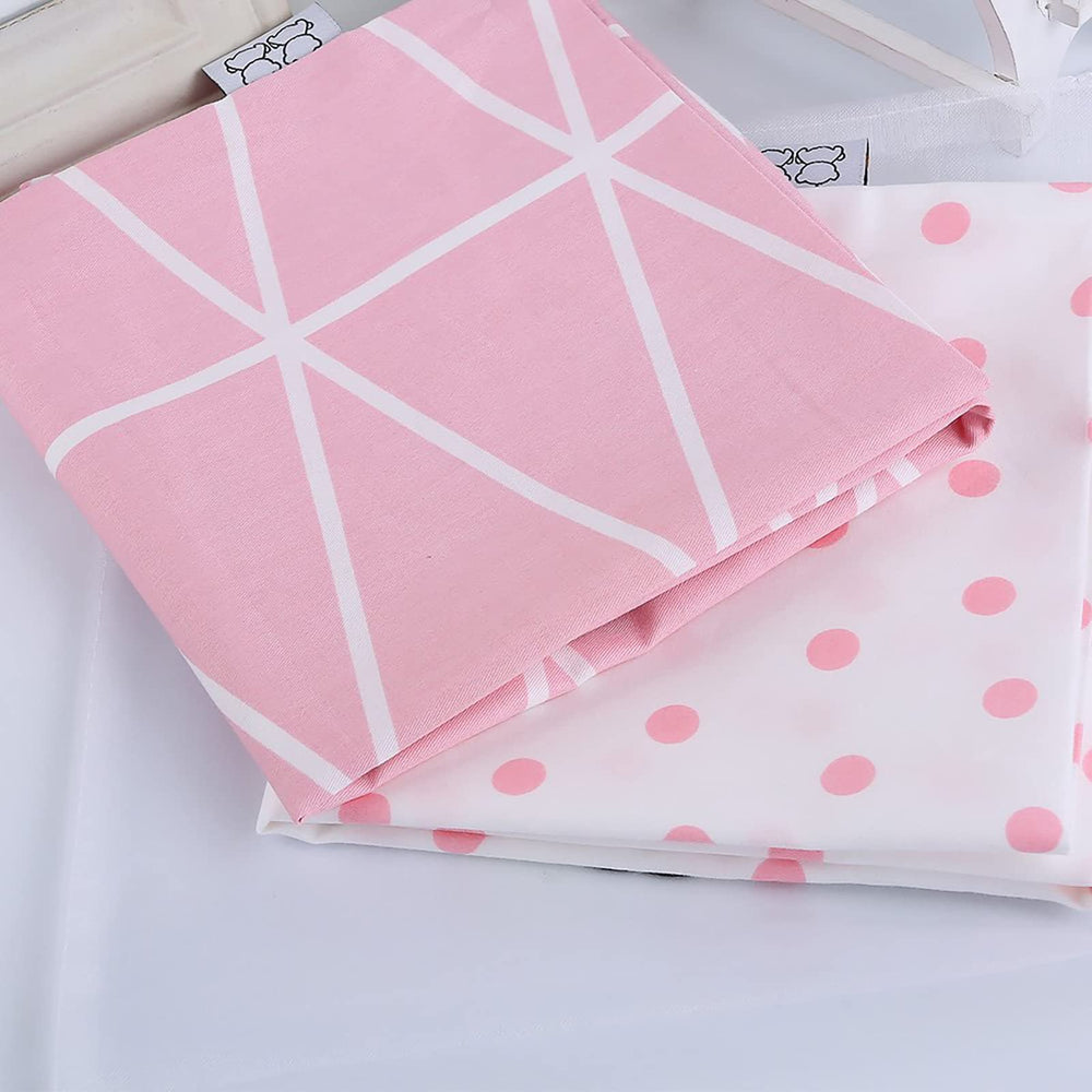 UOMNY modern design pillowcase shows playful pink dots for kids' rooms