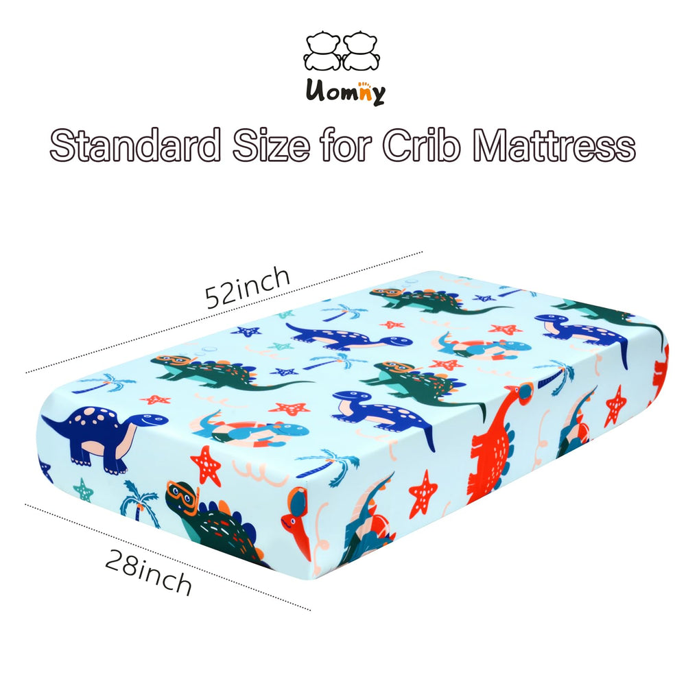 UOMNY secure-fit 360 wrap crib sheet reduces shifting during sleep