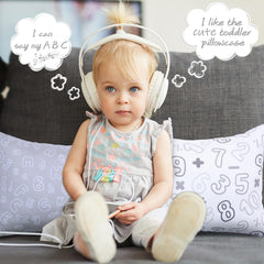 UOMNY soft-breathable-polyester pillowcase offers daily toddler comfort.