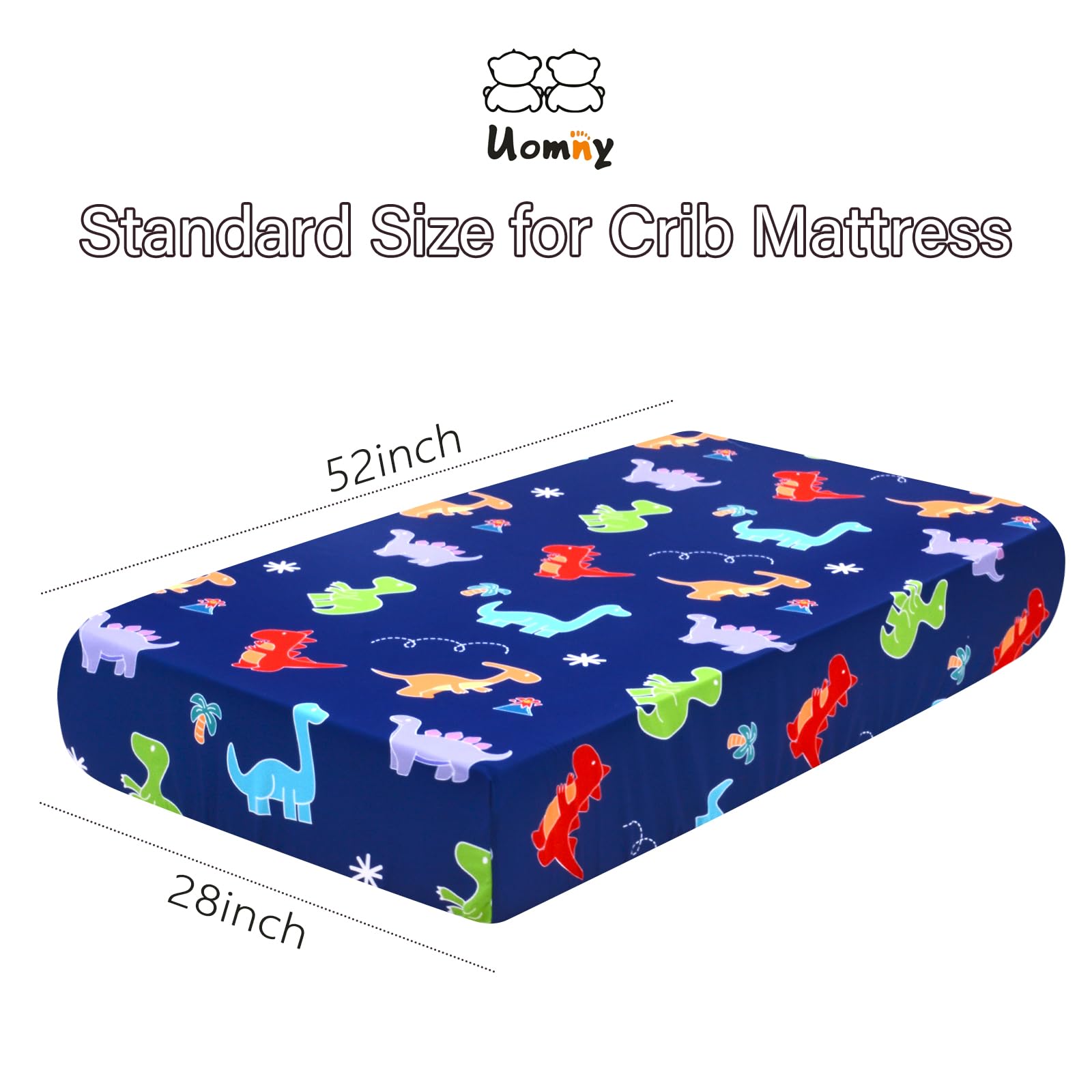 UOMNY standard crib to toddler bed compatibility for versatile use.