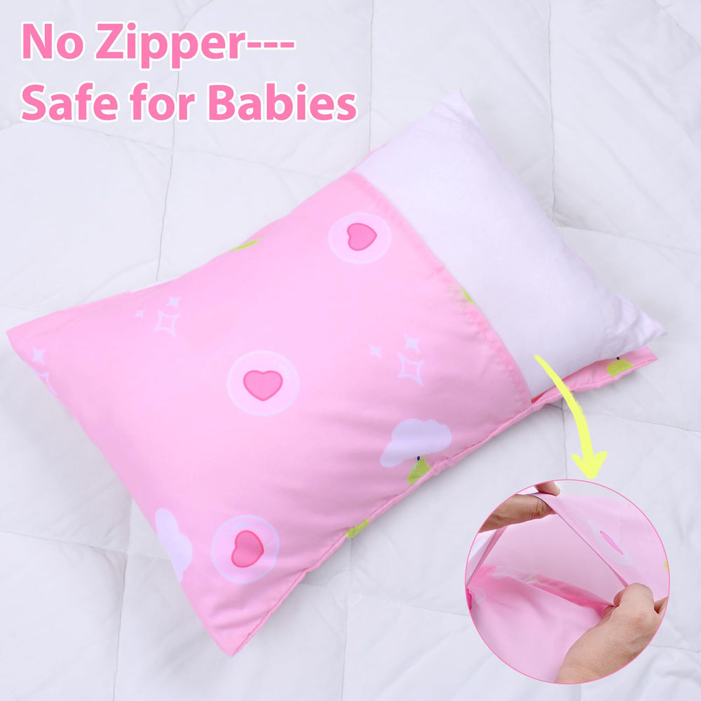 UOMNY travel-ready pillowcase set; compact 2-pack for easy on-the-go comfort