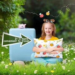 UOMNY toddler pillowcase envelope-closure keeps pillows clean and snag-free