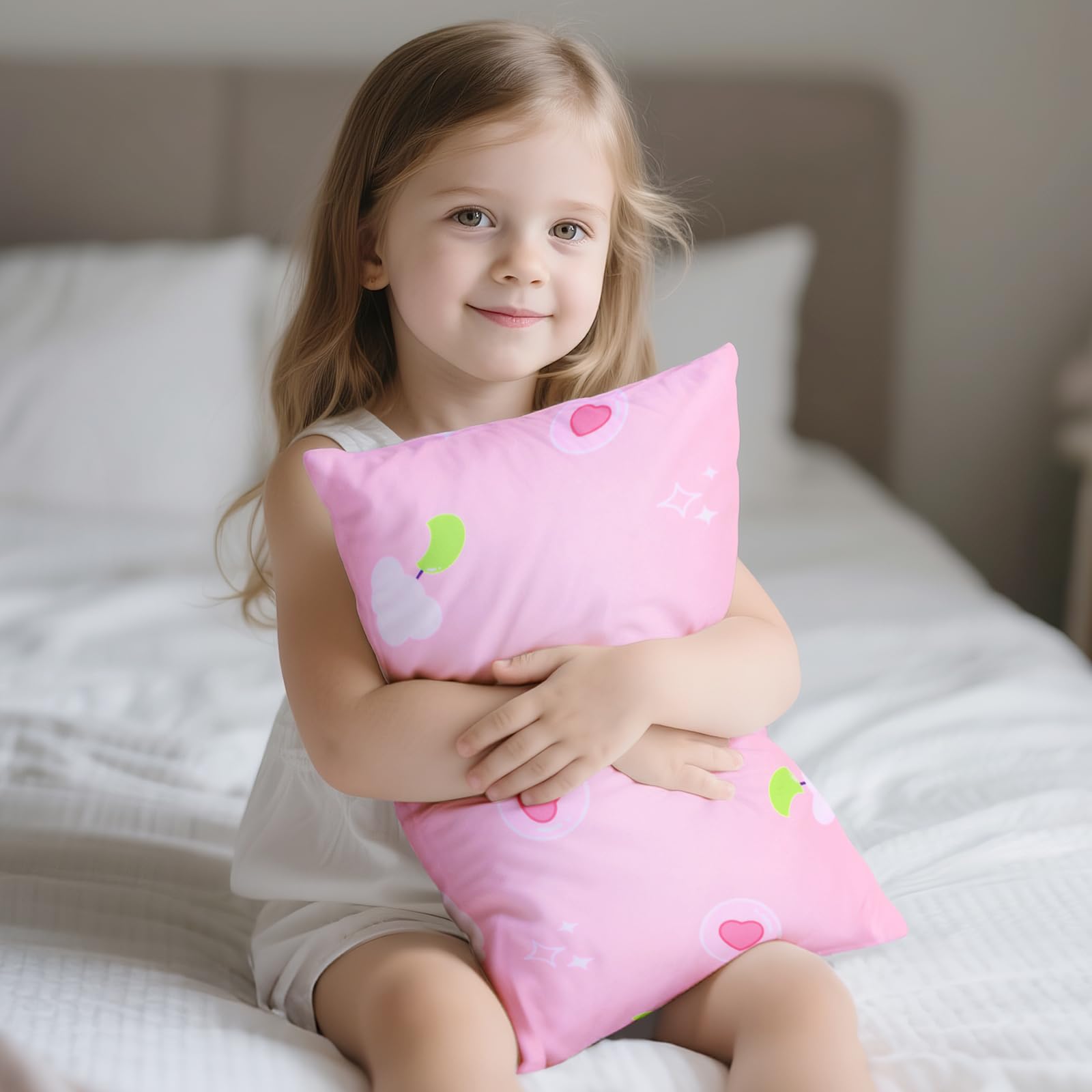 UOMNY unicorn toddler pillowcase 12x16 pattern; playful design with durable, easy-care surface