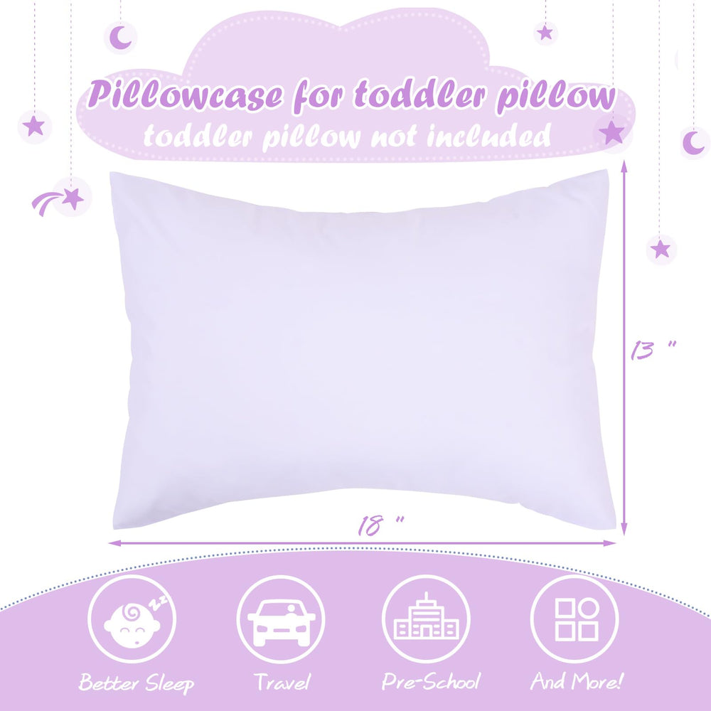 UOMNY unicorns 12x16 blue-white pillowcase fits small toddler pillows.
