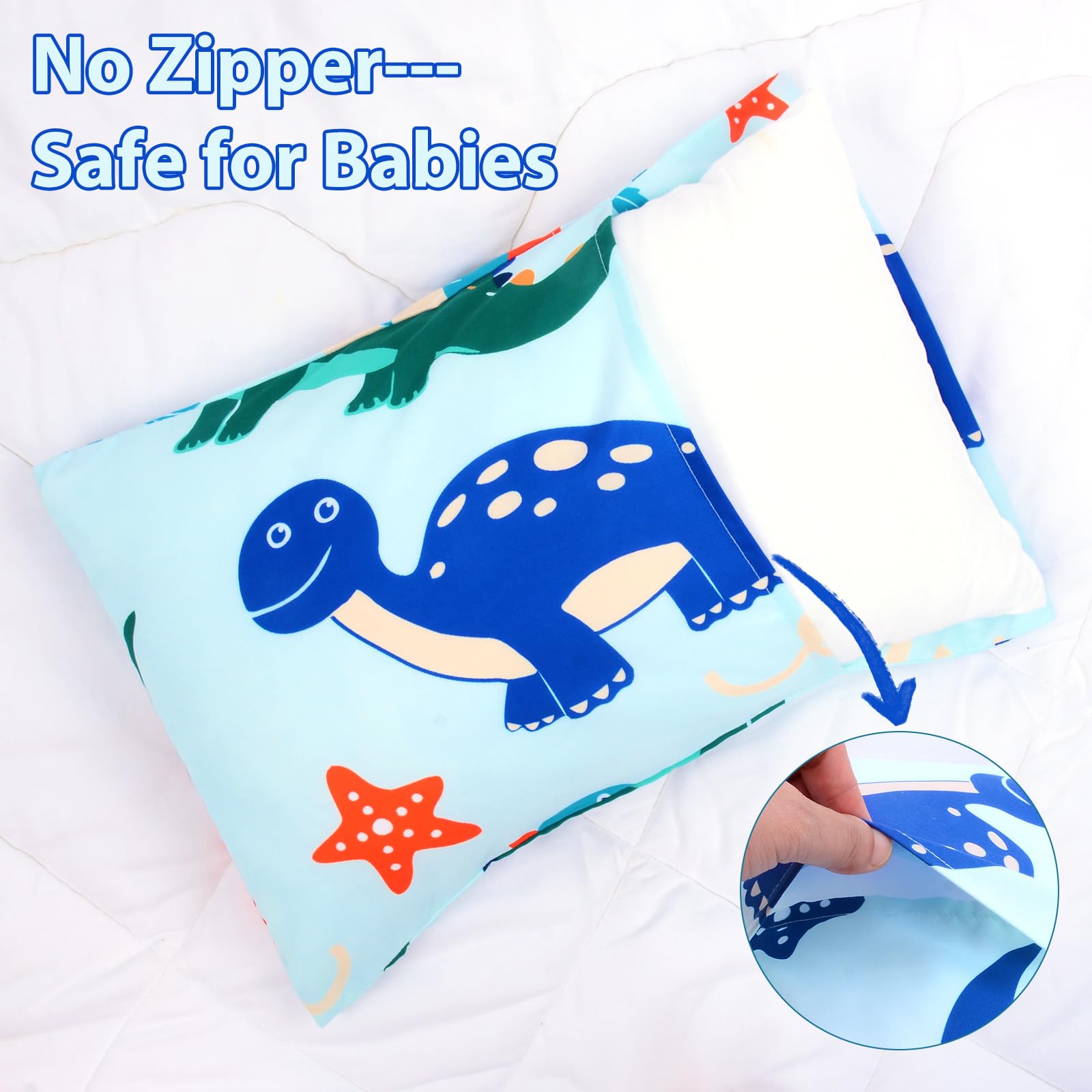 UOMNY travel-friendly pillowcase for home, school, or car