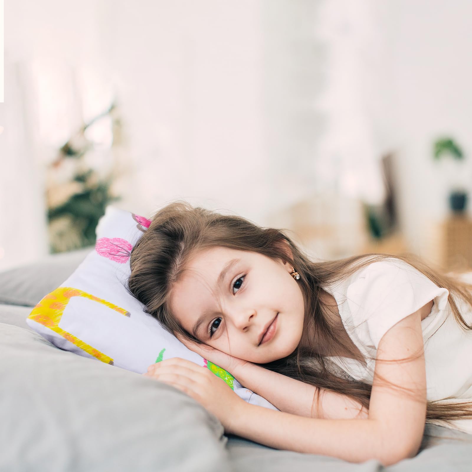 UOMNY Zoo print toddler pillowcase adds playful style for kids.