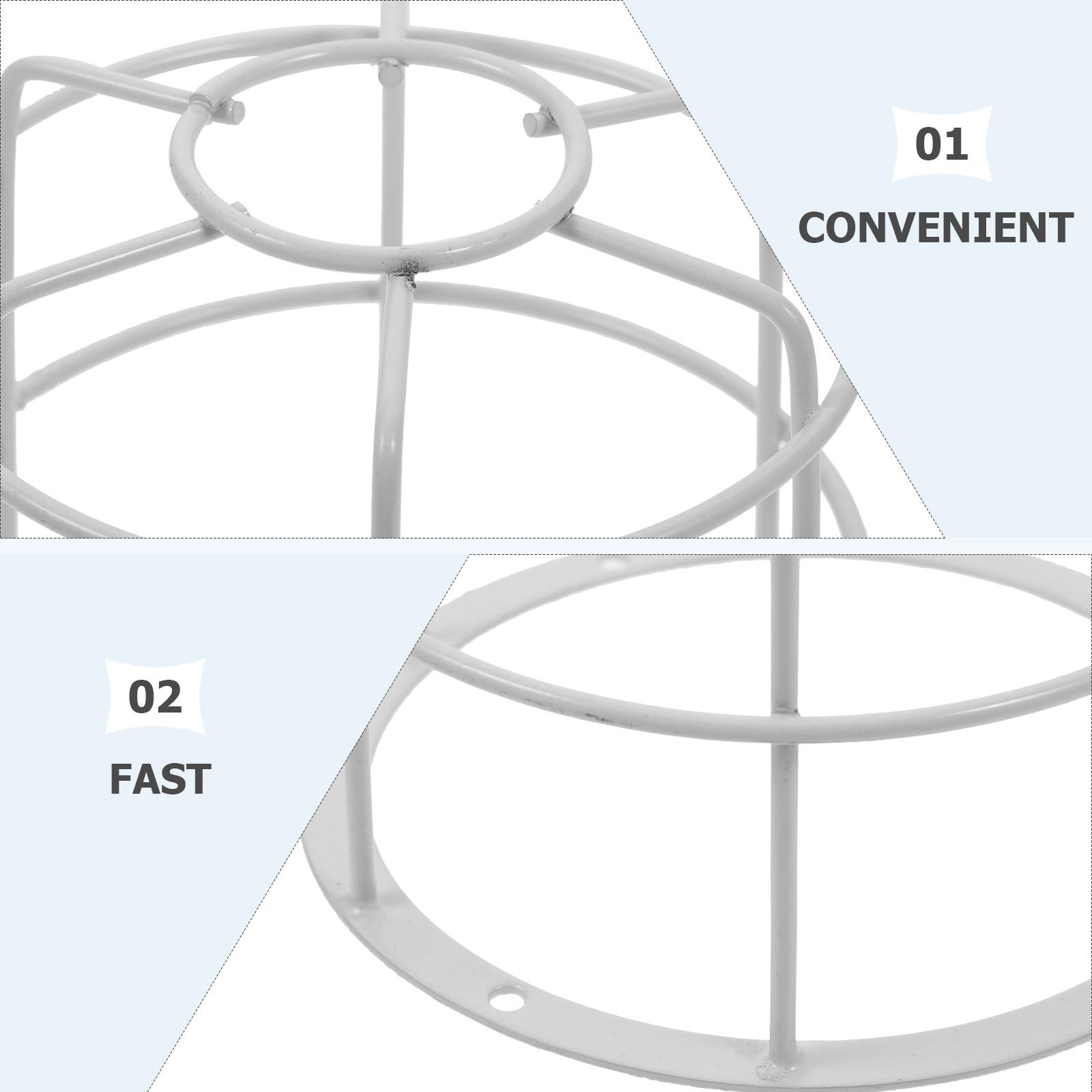Uonlytech light fixture protection grille preserving illumination