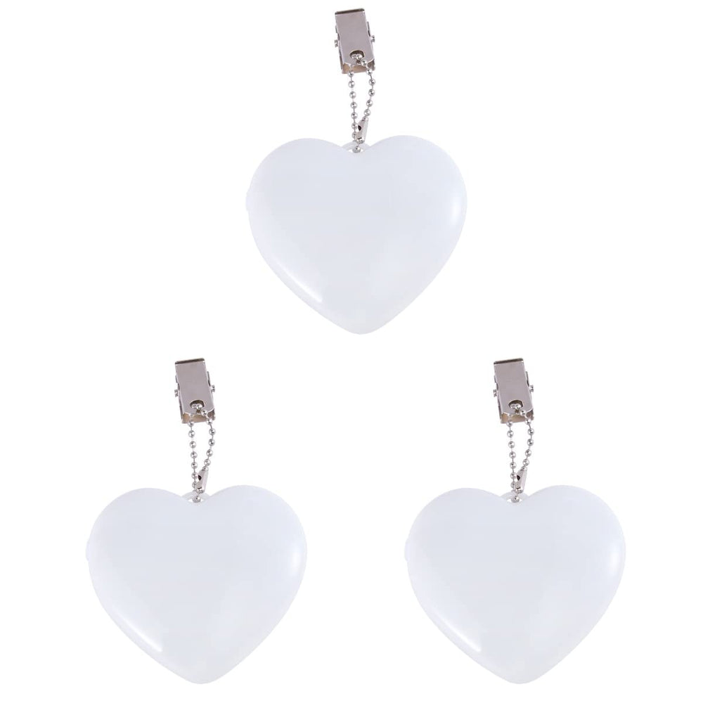 Uonlytech purse light in heart shape illuminates the bag for easy item finding.
