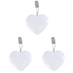 Uonlytech purse light in heart shape illuminates the bag for easy item finding.