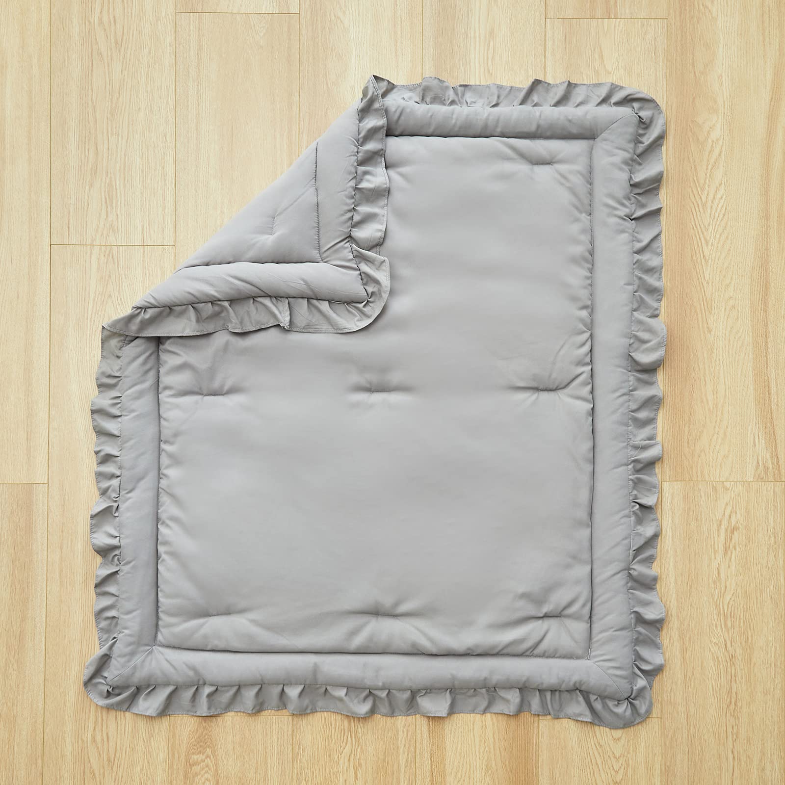 UOZZI BEDDING American country style crib bedding in gray