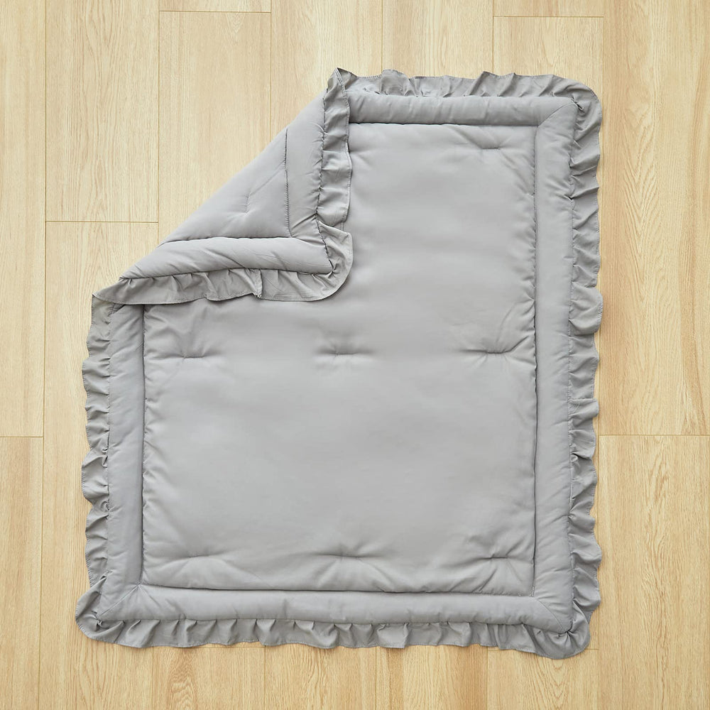 UOZZI BEDDING American country style crib bedding in gray