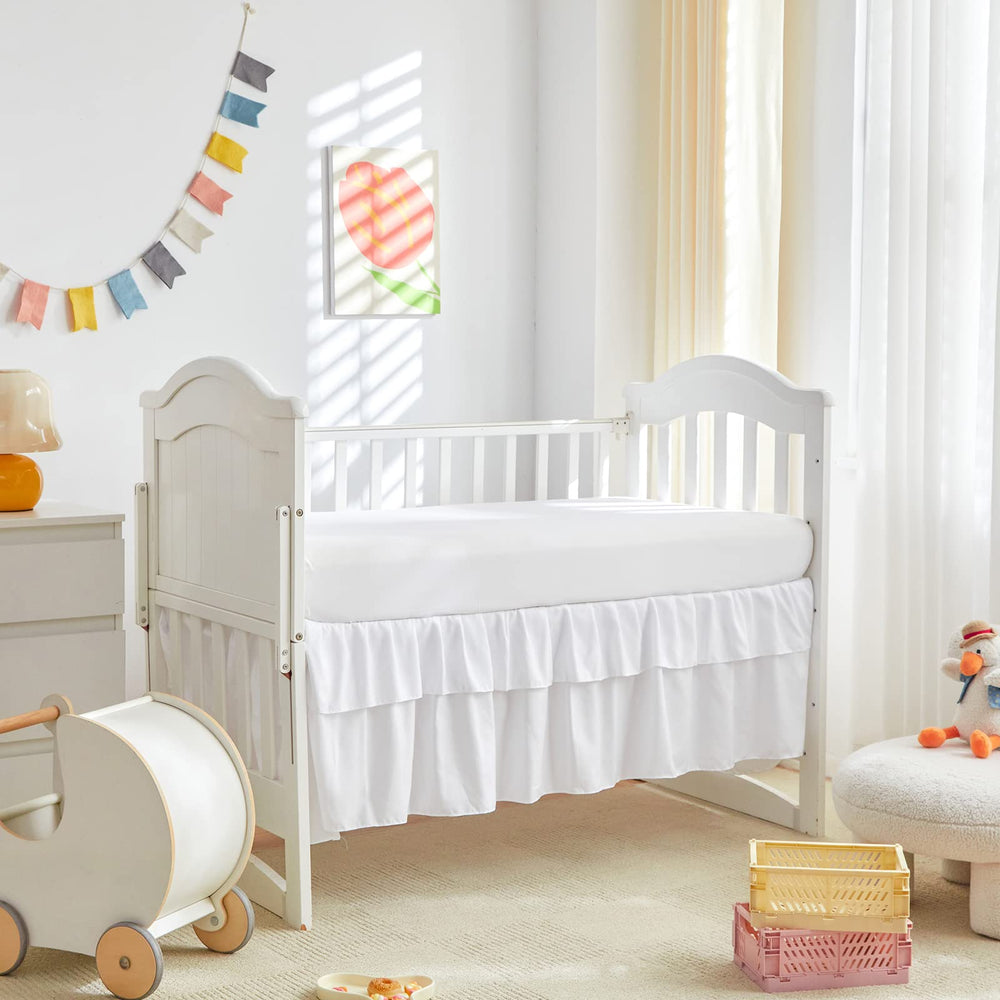 UOZZI BEDDING boho nursery scene shows stylish, cozy setup