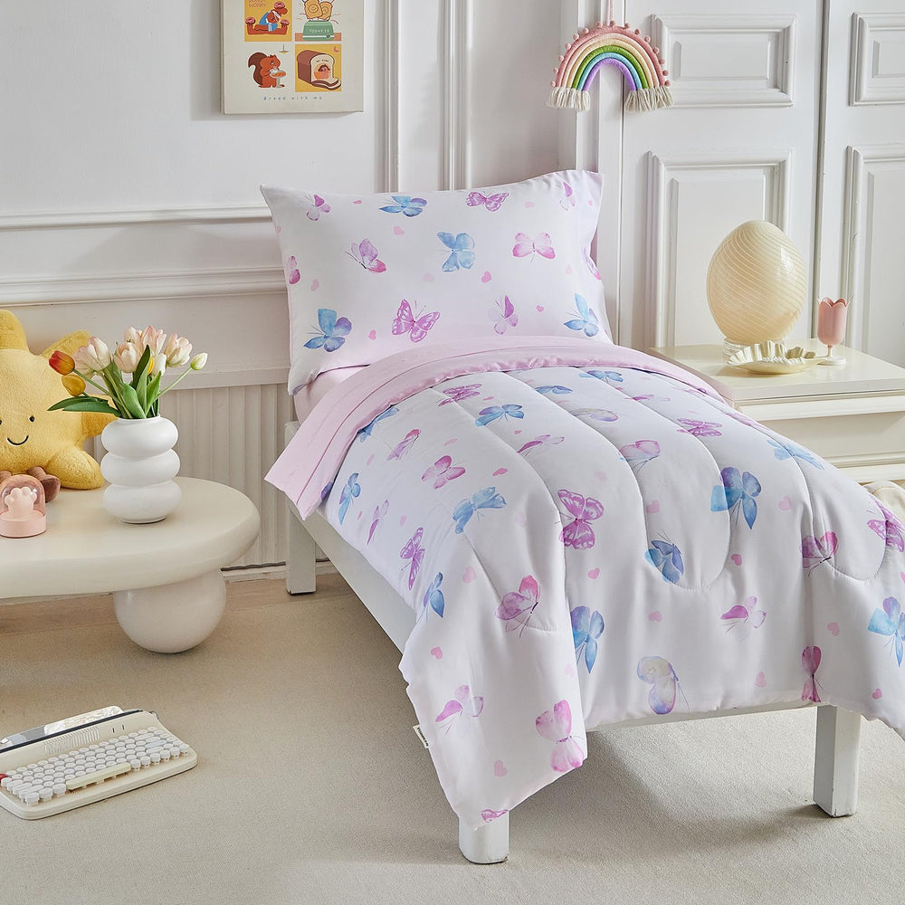 UOZZI BEDDING butterfly tassel detail adds whimsical charm at bedtime.