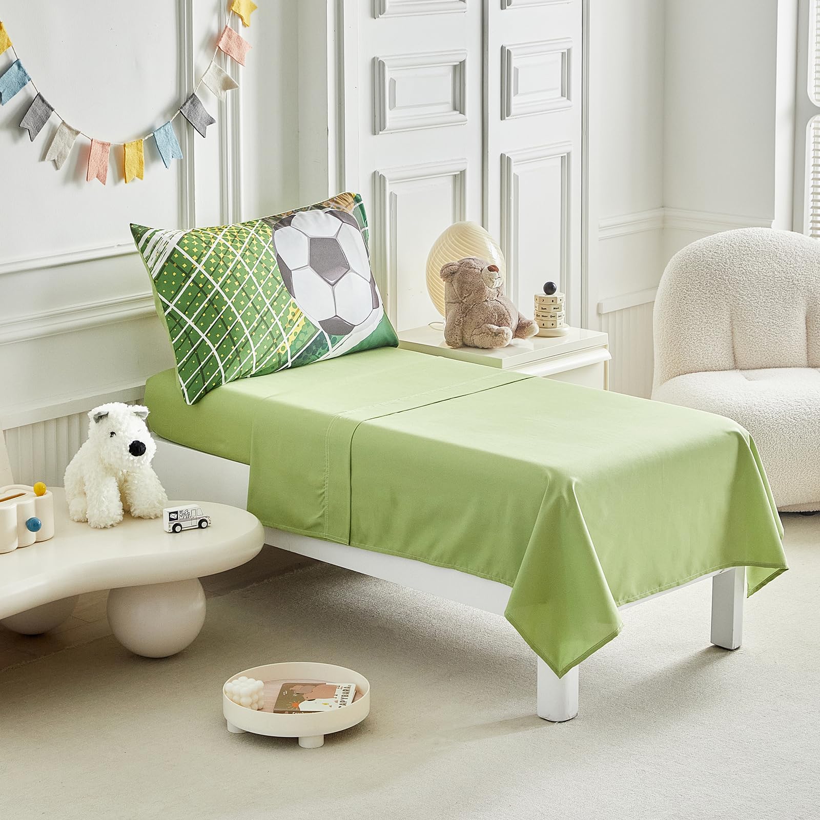 UOZZI BEDDING care instructions image shows simple washing guidance