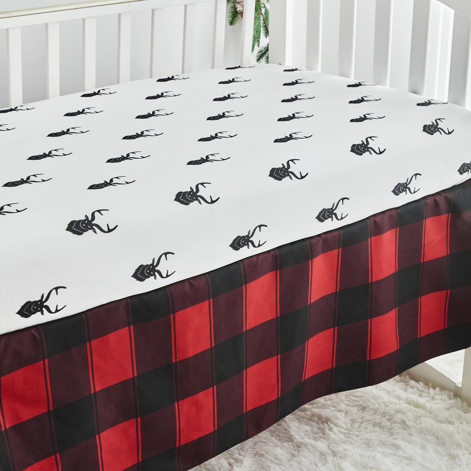 UOZZI BEDDING soft fabric ensures baby's comfort during naps.