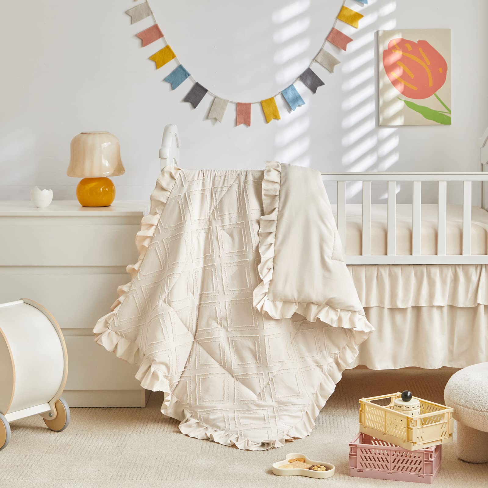 UOZZI BEDDING easy-care instruction: wash cold, gentle cycle.