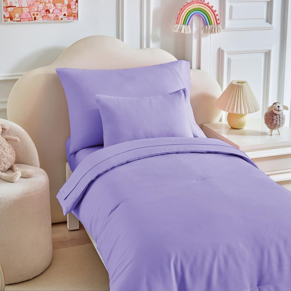 UOZZI Bedding care instructions image suggests simple washing guidance.