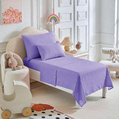 UOZZI Bedding flat sheet purple provides smooth, comfortable coverage.