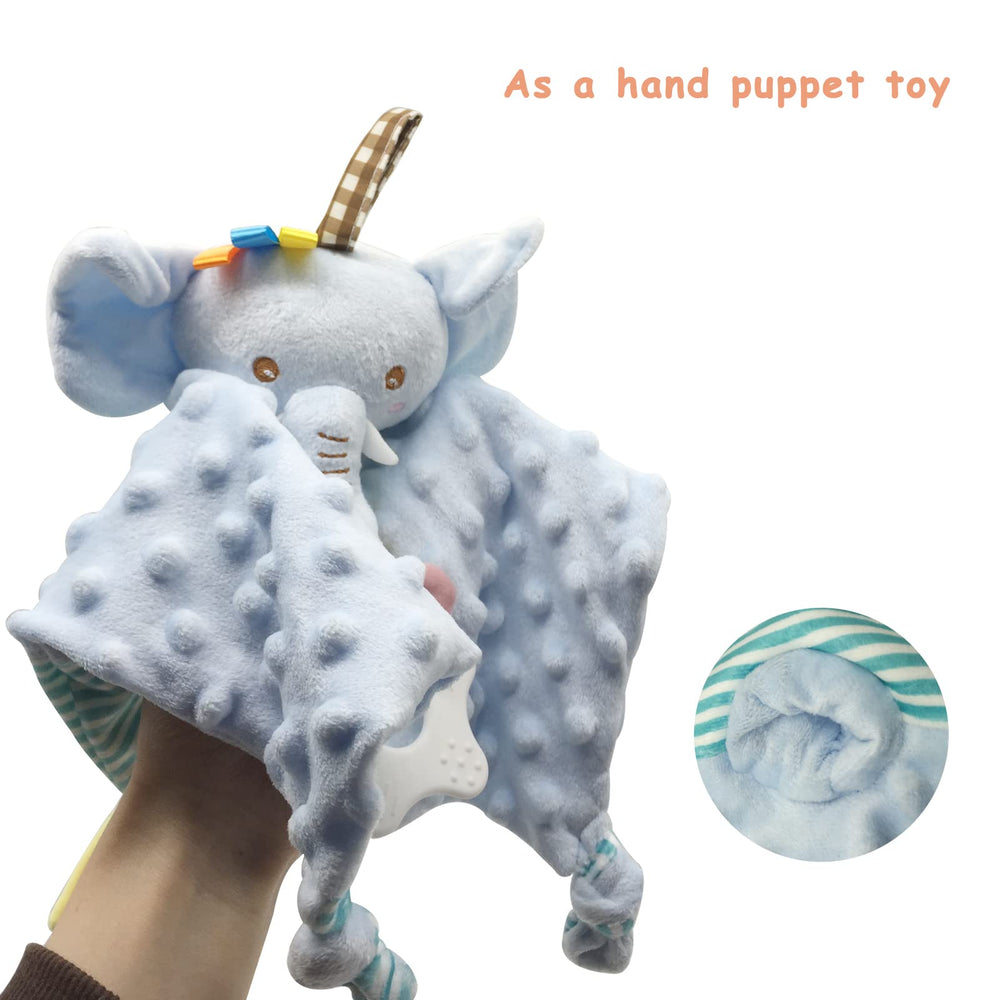 Upalupa elephant hand puppet hole enables interactive play