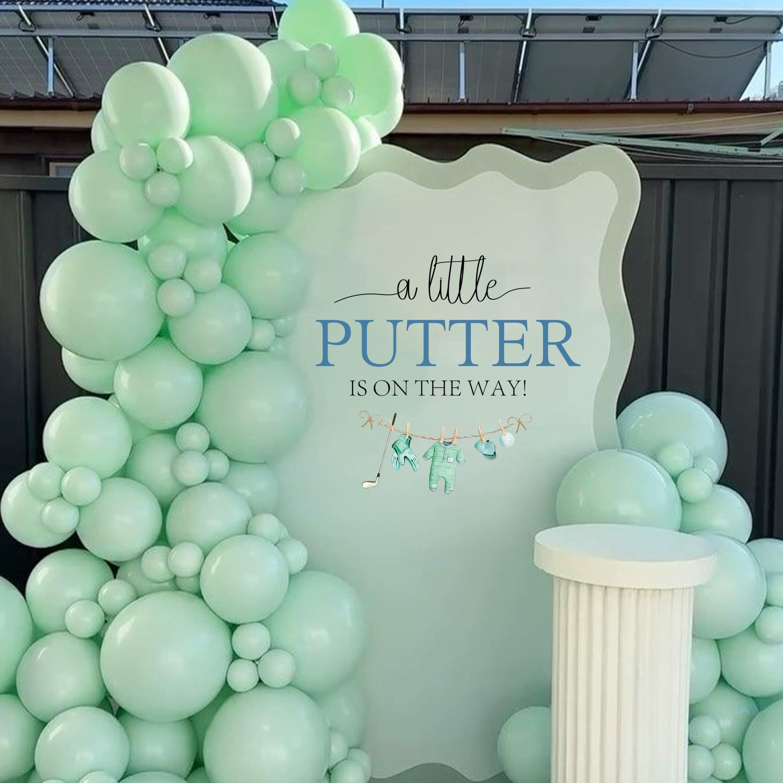 Upfirst elegant text pairing adds charm to gender reveals.