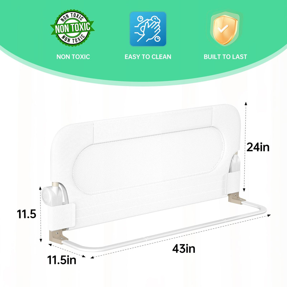 Reinforced anchor system keeps UPGOGO rail stable on bunk beds
