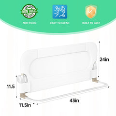 Reinforced anchor system keeps UPGOGO rail stable on bunk beds