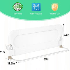 UPGOGO folding bed rail anchor system close-up with reinforced base.