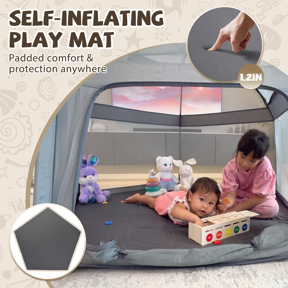 UPHUNAL foldable design makes setup quick and travel-friendly