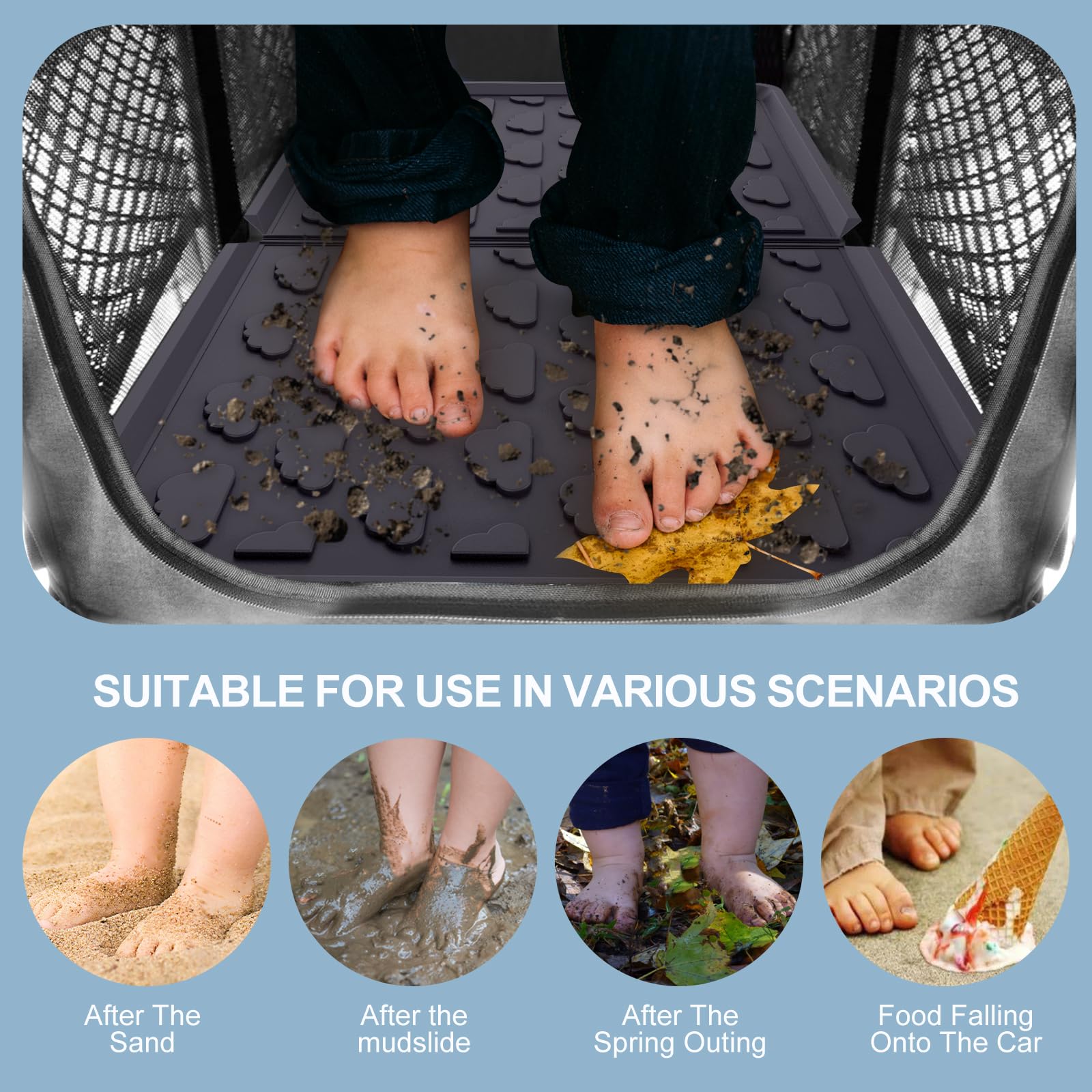 Upifen mat fits W4 dimensions for complete interior protection.