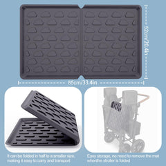 Upifen W4 floor mat protects the wagon bottom from dirt and spills.