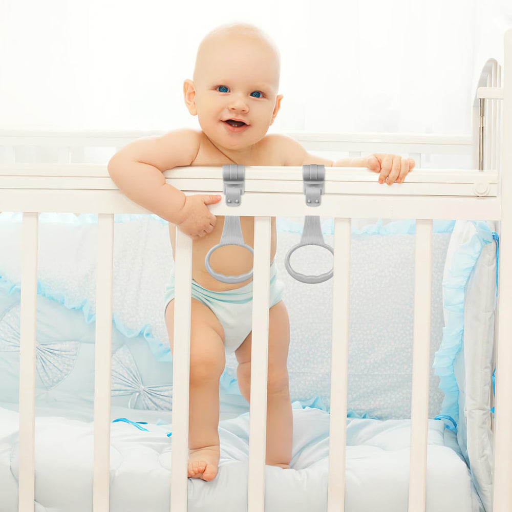 UPKOCH PP material rings are easy to wipe clean for hygienic playtime